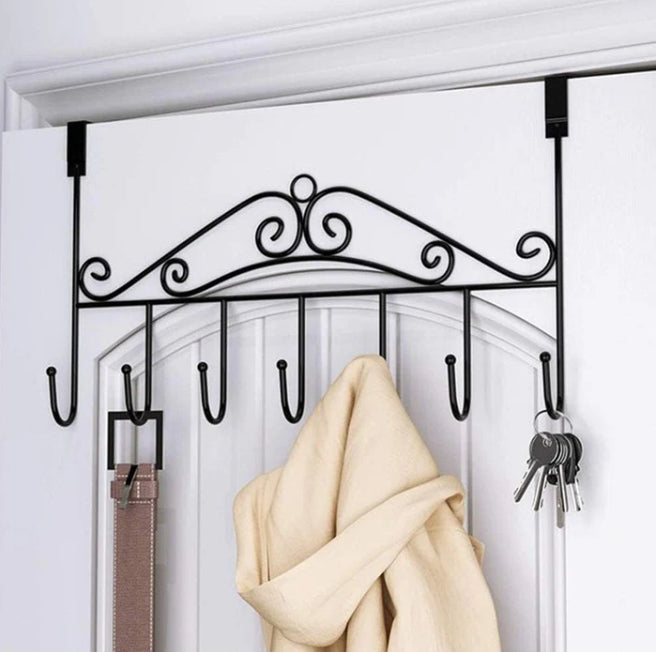 Stylish Over The Door Hanger Rack With 7 Hooks