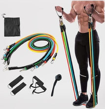 Load image into Gallery viewer, Double Toning Resistance Tube - Heavy Quality Exercise Band for Stretching
