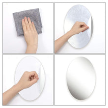 Load image into Gallery viewer, Combo of Oval Shape &amp; Square Shape Mirror (Pack of 2)
