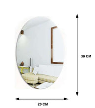 Load image into Gallery viewer, Combo of Oval Shape &amp; Square Shape Mirror (Pack of 2)
