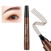 Load image into Gallery viewer, Waterproof 4 Points Microblading Eyebrow Pen with a Micro-Fork Tip Applicator

